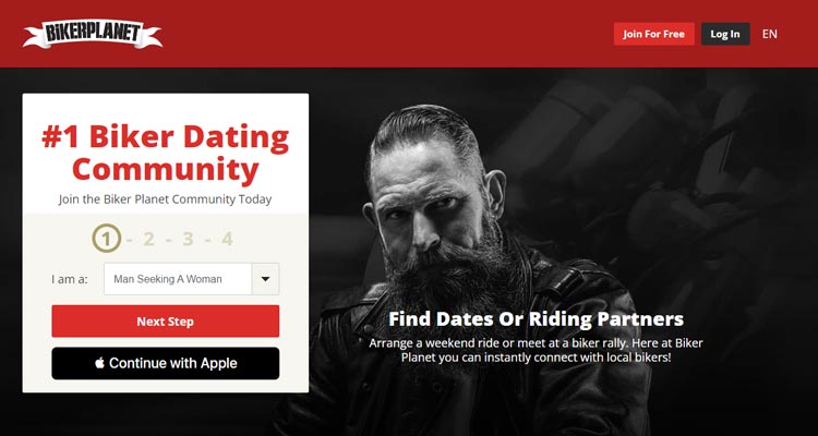 Biker Dating Sites Flirt Feature